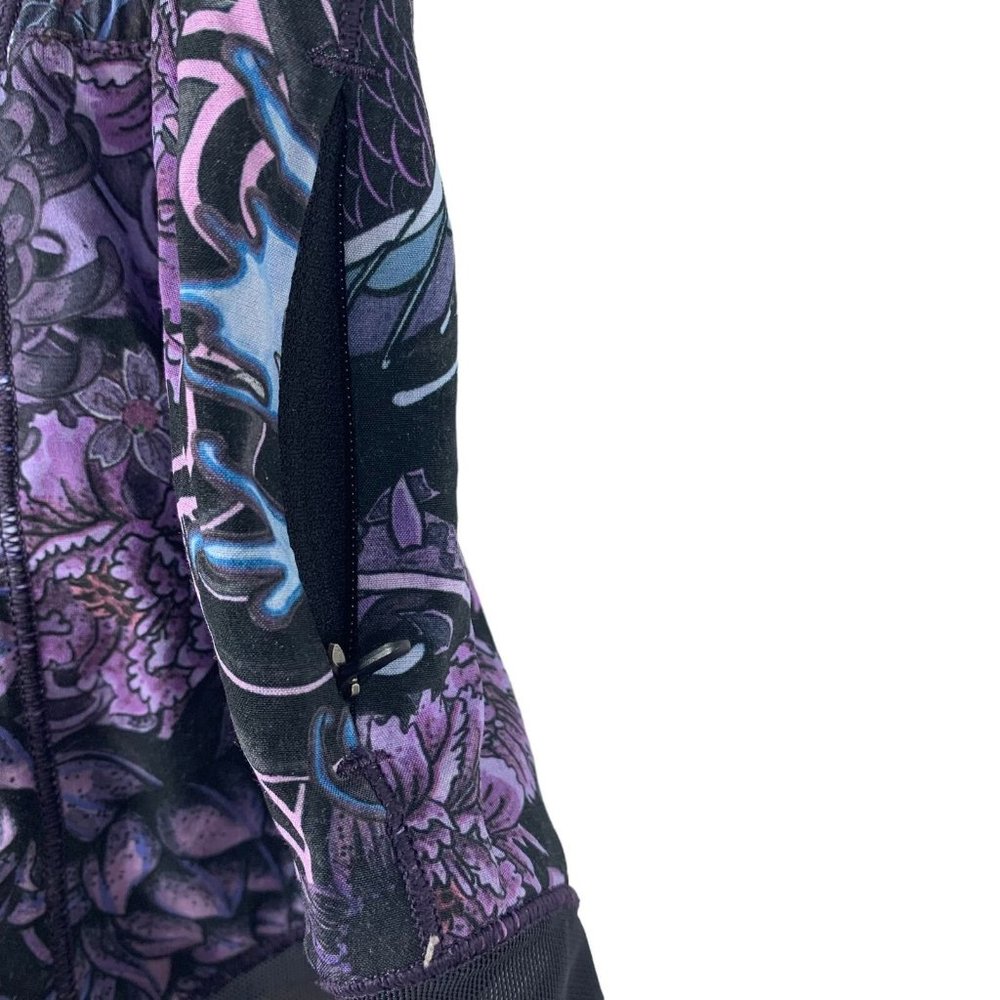 Lululemon Hotty Hot Short II Memoir Multi Purple 2" Inseam Floral 10 Reg - Picture 5 of 11